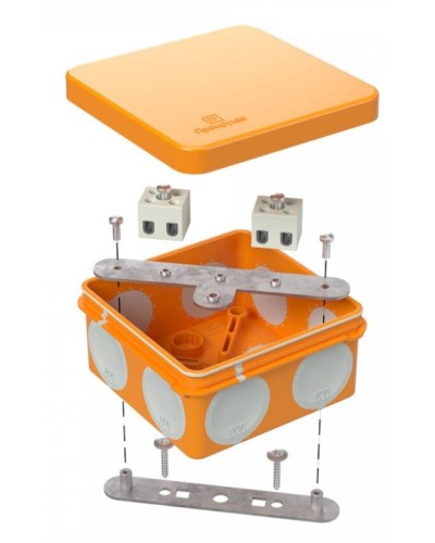 Коробка огнестойкая 80х80х40 (60-0210-FR2.5-6). Коробка огнестойкая для открытой установки. Промрукав в Вологде
