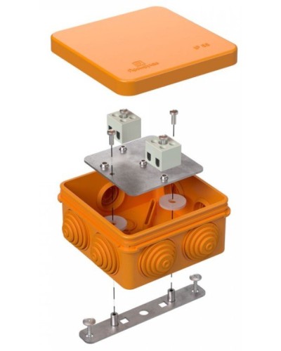 Коробка огнестойкая 80х80х40 (40-0210-FR2.5-4). Коробка огнестойкая для открытой установки. Промрукав в Вологде