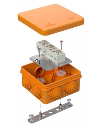 Коробка огнестойкая 80х80х40 (40-0210-FR2.5-6). Коробка огнестойкая для открытой установки. Промрукав в Вологде