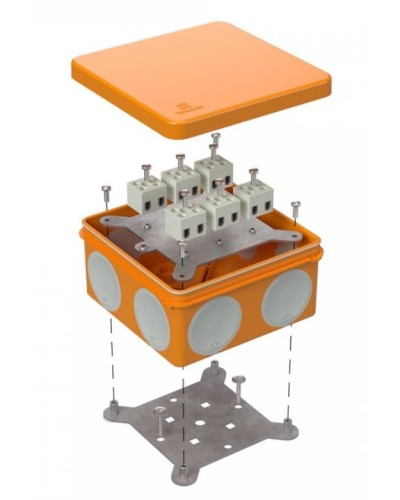 Коробка огнестойкая 60-0300-FR2.5-12 Е15-Е120 100х100х50. Коробка огнестойкая для открытой установки. Промрукав в Вологде