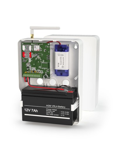 Контакт GSM-14А v.3 (в корпусе под АКБ 1,2-7 Ач с БРП 12V 1А). Панель охранная радиоканальная. Ритм в Вологде