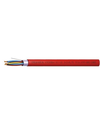 КПСВЭВнг(А)-LS 3х2х1,5 (Спецкабель). Кабель симметричный для систем сигнализации и управления, групповой прокладки, с пониженным дымо- и газовыделением. Спецкабель в Вологде