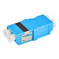 LC/UPC SM duplex (SC тип) бесфланцевый (130204-00038). Оптический проходной адаптер. ССД (Связьстройдеталь)
