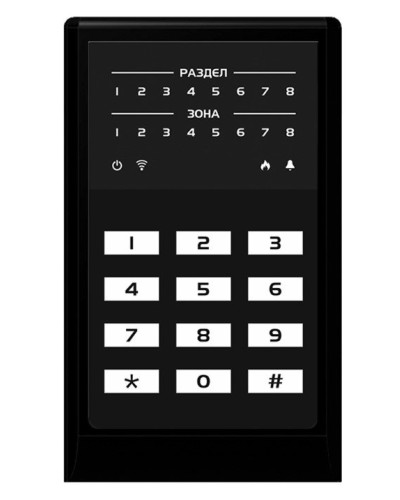 МИРАЖ-КД-04 (black). Кнопочная кодовая панель. Стелс НПП в Вологде
