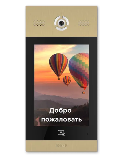 AA-14FB GOLD. Вызывная панель подъездного IP-домофона. BAS-IP в Вологде