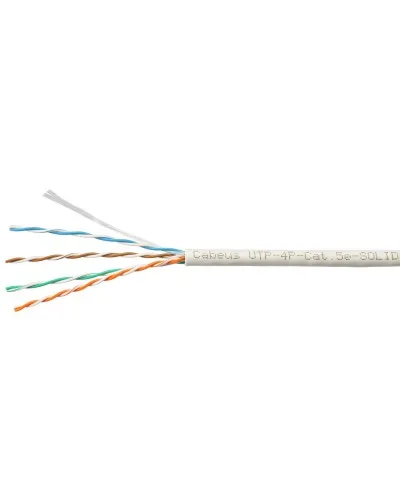 UTP-4P-Cat.5e-SOLID-GY (7171c). Кабель «витая пара» (LAN) для структурированных систем связи. CABEUS в Вологде