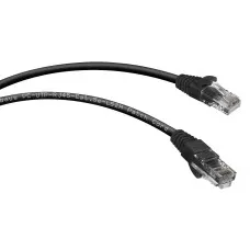 PC-UTP-RJ45-Cat.5e-3m-BK-LSZH (9540c), чёрный. Патч-корд медный. CABEUS