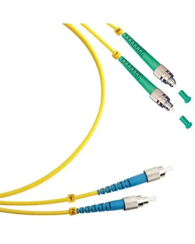 FOP(d)-9-FC/APC-FC/UPC-15m (8108c). Патч-корд оптический. CABEUS в Вологде