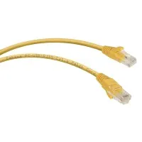 PC-UTP-RJ45-Cat.6-1m-YL (8705c), желтый. Патч-корд медный. CABEUS