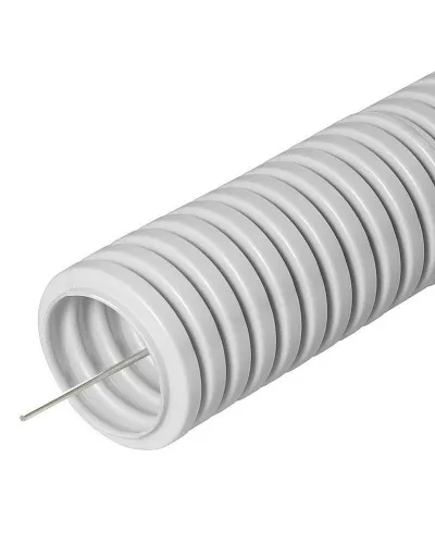 FCPL-50-PVC-015-1-GY (11232c): Труба гофрированная гибкая, лёгкая с протяжкой в Вологде