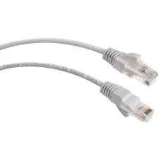 PC-UTP-RJ45-Cat.5e-0.3m-LSZH (8861c), серый. Патч-корд медный. CABEUS