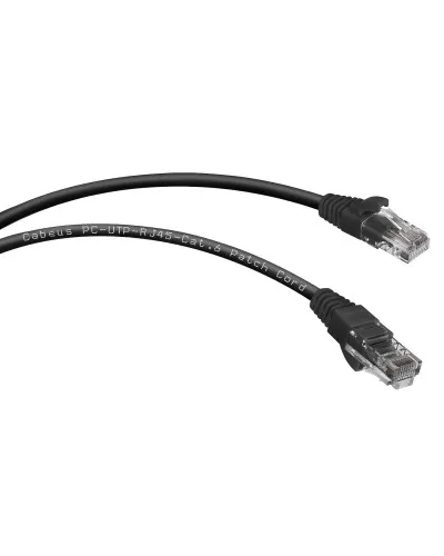 PC-UTP-RJ45-Cat.6-1.5m-BK (8664c), чёрный. Патч-корд медный. CABEUS в Вологде