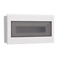 Корпус ЩРВ-М 17 модулей IP41 встраиваемый прозрачная дверь (31074DEK). Корпус пластиковый. DEKraft
