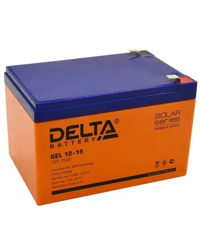 Delta GEL 12-15. Аккумулятор герметичный свинцово-кислотный. Delta в Вологде