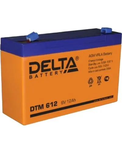 Delta DTM 612. Аккумулятор герметичный свинцово-кислотный. Delta в Вологде