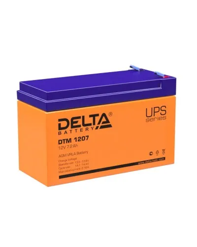 Delta DTM 1207. Аккумулятор герметичный свинцово-кислотный. Delta в Вологде