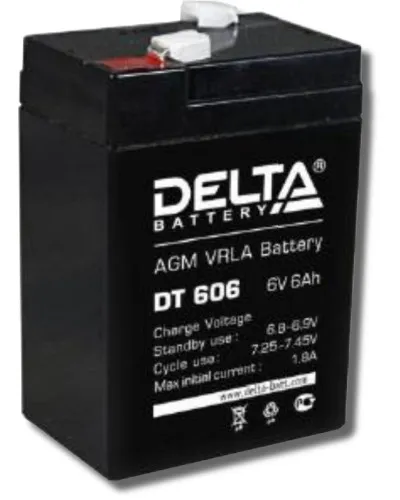 Delta DT 606. Аккумулятор герметичный свинцово-кислотный. Delta в Вологде