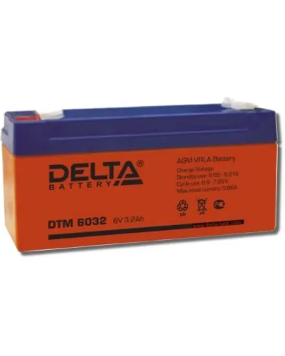 Delta DTM 6032. Аккумулятор герметичный свинцово-кислотный. Delta в Вологде