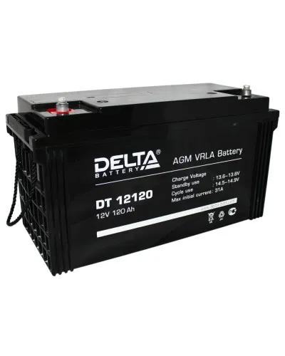 Delta DT 12120. Аккумулятор герметичный свинцово-кислотный. Delta в Вологде
