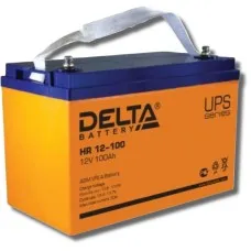 Delta HR 12-100. Аккумулятор герметичный свинцово-кислотный. Delta