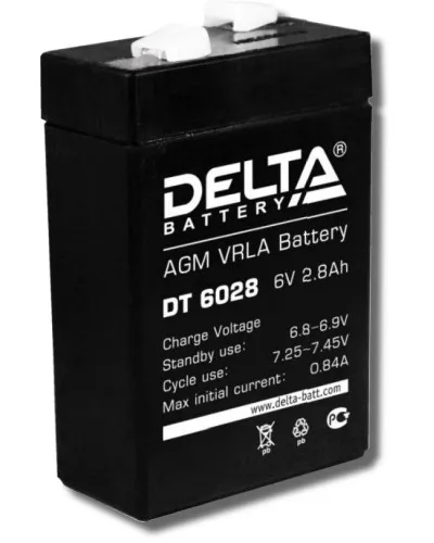 Delta DT 6028. Аккумулятор герметичный свинцово-кислотный. Delta в Вологде