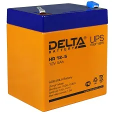 Delta HR 12-5. Аккумулятор герметичный свинцово-кислотный. Delta