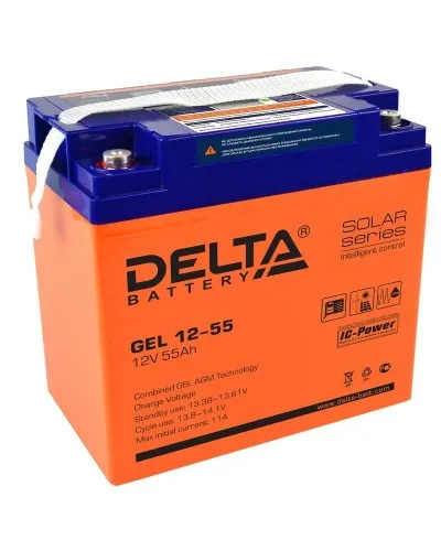 Delta GEL 12-55. Аккумулятор герметичный свинцово-кислотный. Delta в Вологде