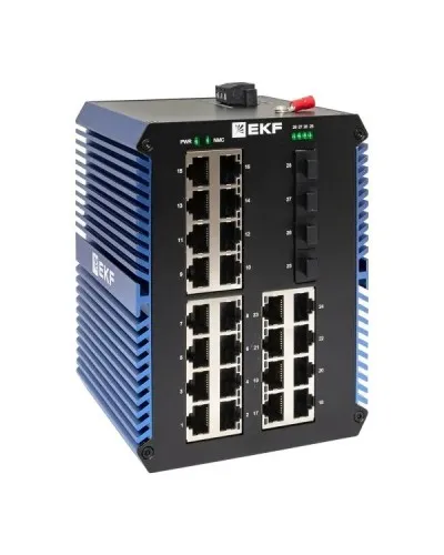 TSX-U-4GX/SFP-24GTP. Промышленный неуправляемый коммутатор. EKF в Вологде