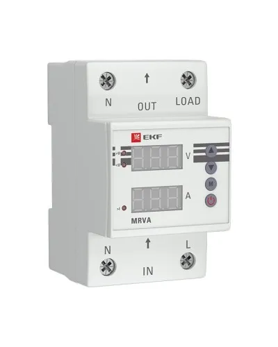 MRVA 40A PROxima (MRVA-40A). Реле напряжения и тока с дисплеем. EKF в Вологде