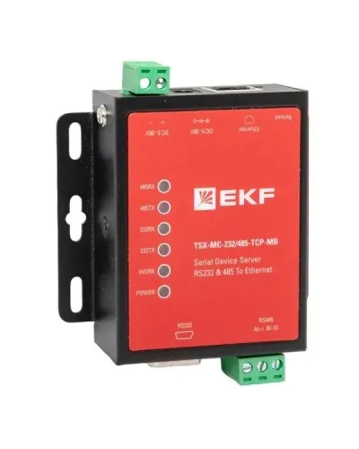 TSX-MC-232/485-TCP-MB. Преобразователь RS-232/485 в Ethernet. EKF в Вологде