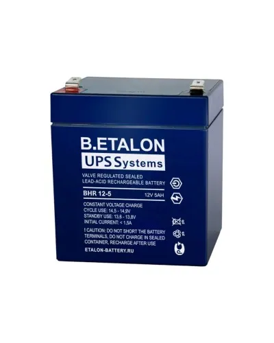 B.ETALON BHR 12-5. Аккумулятор герметичный свинцово-кислотный. ETALON в Вологде