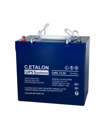 C.ETALON CHRL 12-55. Аккумулятор герметичный свинцово-кислотный. ETALON в Вологде