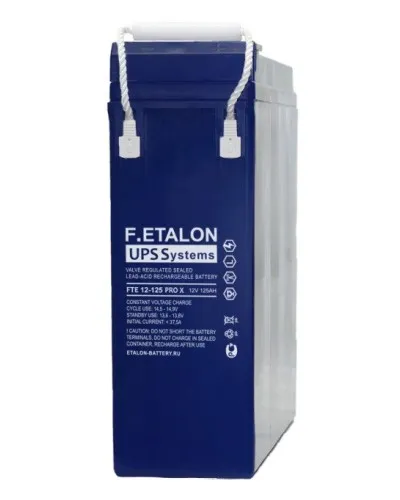 F.ETALON FTE 12-125 PRO X. Аккумулятор герметичный свинцово-кислотный. ETALON в Вологде