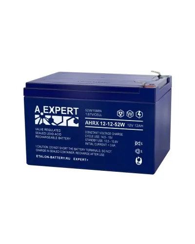 A.EXPERT AHRX 12-12-52W. Аккумулятор герметичный свинцово-кислотный. EXPERT в Вологде