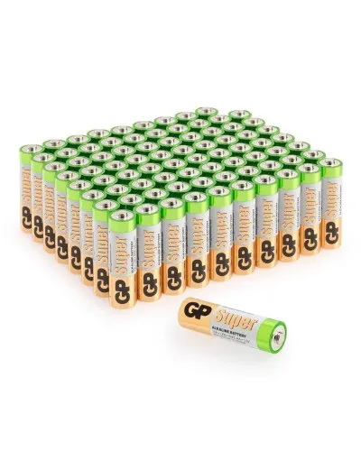 GP Super Alkaline 15A AA (GP 15A-2CRVS80), упак. 80 шт.. Алкалиновые батарейки. GP Batteries в Вологде