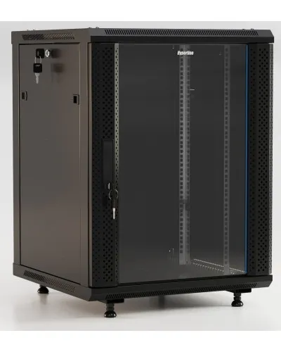 TWB-FC-1245-GP-RAL9004. Шкаф телекоммуникационный 19 настенный 12U. Hyperline в Вологде