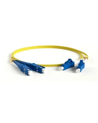 FC-D2-9A1-LC/UR-SC/UR-H-1M-LSZH-WH. Патч-корд волоконно-оптический LC-SC. Hyperline в Вологде