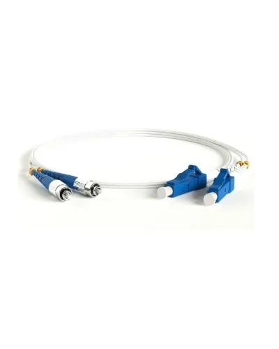 FC-D2-9A1-FC/UR-LC/UR-H-1M-LSZH-WH. Патч-корд волоконно-оптический FC-LC. Hyperline в Вологде