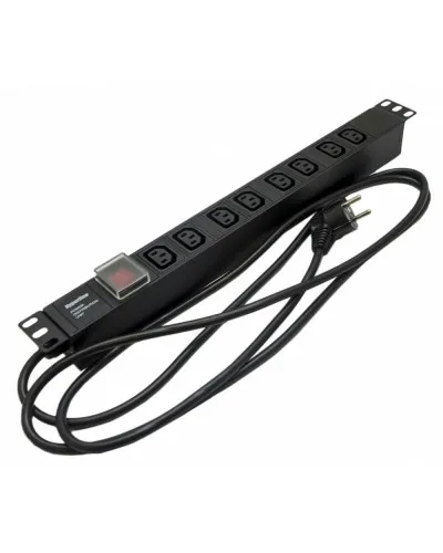 SHE19-8IEC-S-2.5EU. Блок розеток 19. Hyperline в Вологде