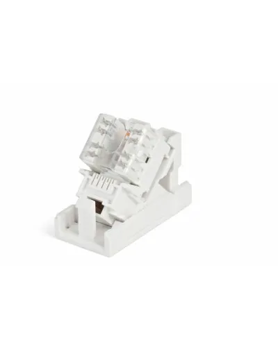 SIP2K-C5E-M45-22.5. Вставка 45х22,5 с наклонным модулем RJ-45 категории 5е. Hyperline в Вологде