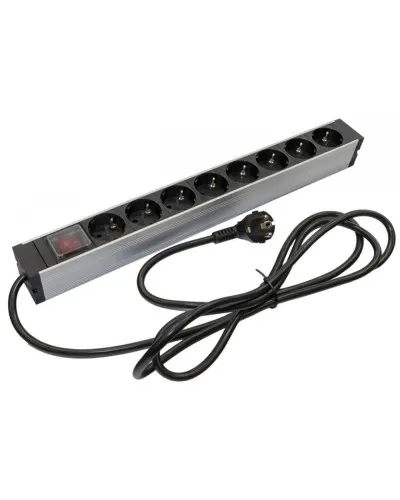 SHZ19-8SH-S-2.5EU. Блок розеток 19. Hyperline в Вологде