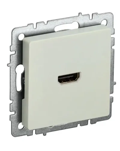 Розетка HDMI РHDMI-0-БрКр бежевый BRITE (BR-H10-K10). Розетка HDMI. IEK в Вологде