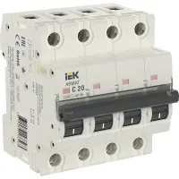M10N 4P C 20А 10кА ARMAT (AR-M10N-4-C020). Автоматический выключатель. IEK