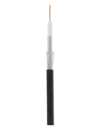RG-6 CCS, Out, PE (UEC-C2-32123B-BK-3). Кабель коаксиальный омедненный. NETLAN в Вологде