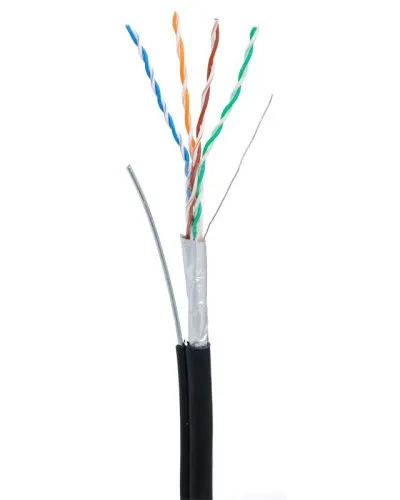F/UTP 4pair, Cat5e, Out, Sw (EC-UF004-5E-PE-SW-BK). Кабель «витая пара» (LAN) для структурированных систем связи. NETLAN в Вологде