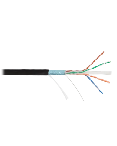 F/UTP 4pair, Cat6, Solid, Out, PVC (NMC 4240B-BK). Кабель «витая пара» (LAN) для структурированных систем связи. NIKOMAX в Вологде