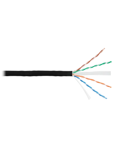 U/UTP 4pair, Cat6, Solid, Out, PVC (NMC 4155B-BK). Кабель «витая пара» (LAN) для структурированных систем связи. NIKOMAX в Вологде