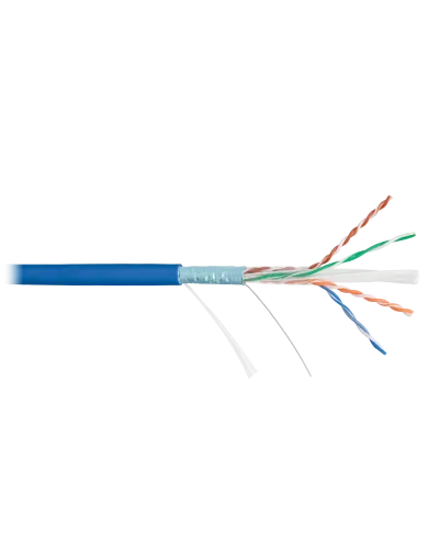 F/UTP 4pair, Cat6, Solid, In, нг(А)-HF (NMC 4240C-BL). Кабель «витая пара» (LAN) для структурированных систем связи. NIKOMAX в Вологде