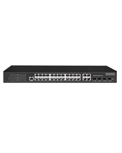 SW-8244/L(400W). Коммутатор 24-портовый  Gigabit Ethernet с PoE. OSNOVO в Вологде