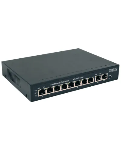 SW-20820(120W). Коммутатор 10-портовый  Gigabit Ethernet с PoE. OSNOVO в Вологде